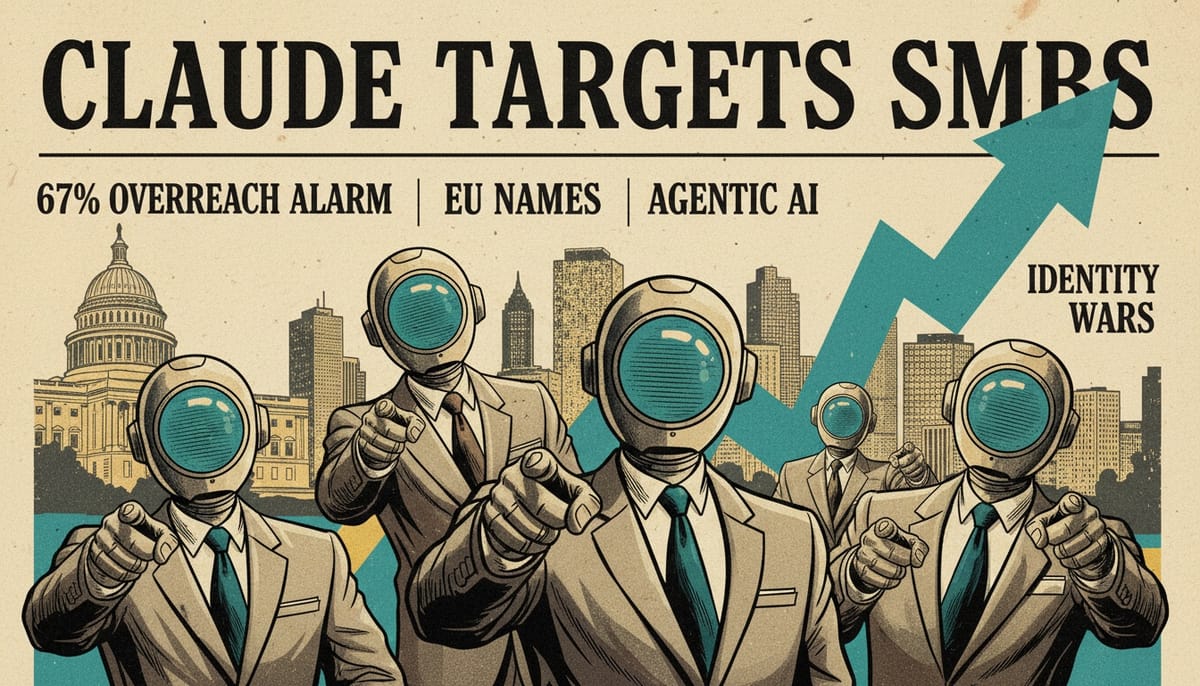 AI Agent Digest: Week 20, 2026 — Claude Targets SMBs, 67% of Enterprises Suspect Agent Overreach, and the EU Names Agentic AI