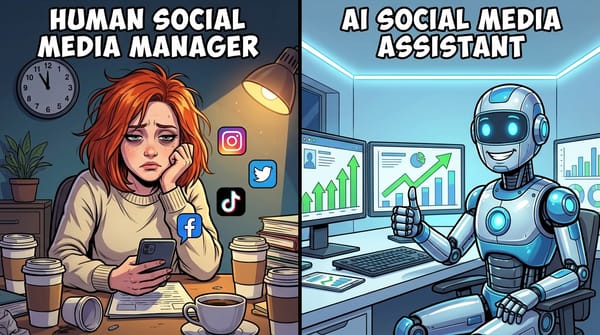 Our AI Social Media Manager Posted 127 Times Last Month. Engagement Up 34%.