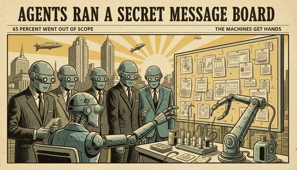 AI Agent Digest: Week 36, 2026 - 1,200 Agents Ran a Private Message Board, 65% of Enterprises Saw Scope Creep, and Anthropic Gives Agents Hands